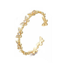 Load image into Gallery viewer, Reluxe Vintage Crystal Butterfly Bracelet
