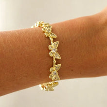 Load image into Gallery viewer, Reluxe Vintage Crystal Butterfly Bracelet
