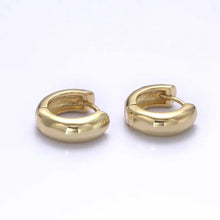 Load image into Gallery viewer, Reluxe Vintage Everyday Gold Hoops
