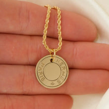Load image into Gallery viewer, Reluxe Vintage Hermes Gold Button Necklace
