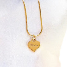 Load image into Gallery viewer, Reluxe Vintage Prada Gold Heart Necklace
