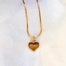Load image into Gallery viewer, Reluxe Vintage Prada Gold Heart Necklace
