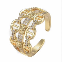 Load image into Gallery viewer, Reluxe Vintage Chain d’Ancre Ring
