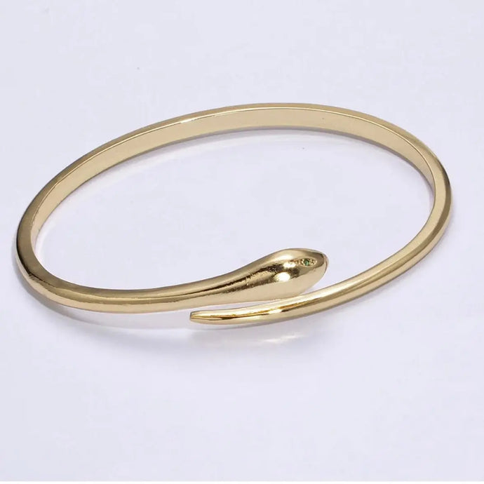 Reluxe Vintage Dainty Snake Cuff Bracelet