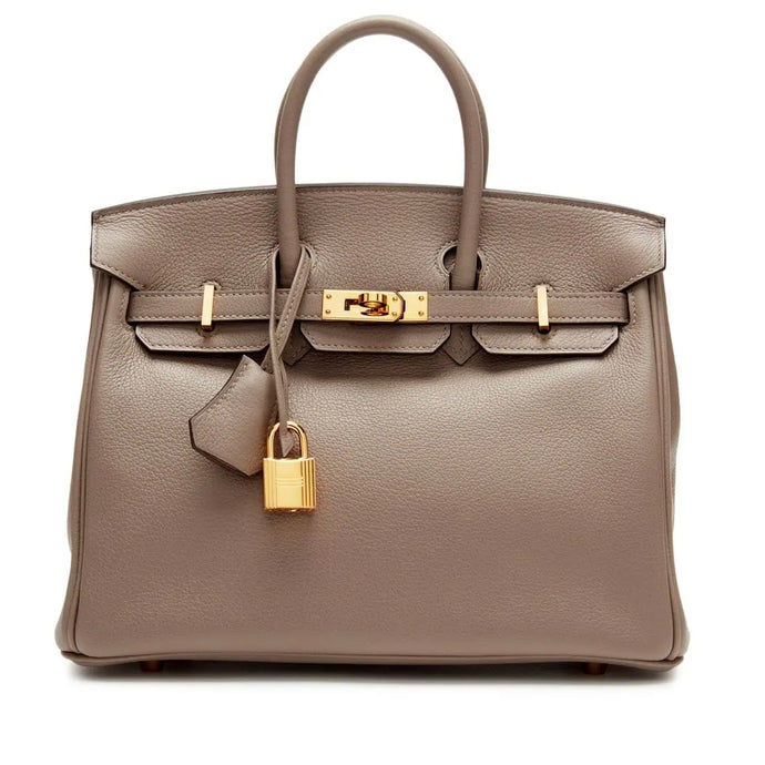 Reluxe Vintage Hermès Birkin 25 Gris Asphalt Novillo