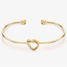 Load image into Gallery viewer, Reluxe Vintage Knotted Cuff Bracelet
