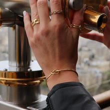 Load image into Gallery viewer, Reluxe Vintage Knotted Cuff Bracelet
