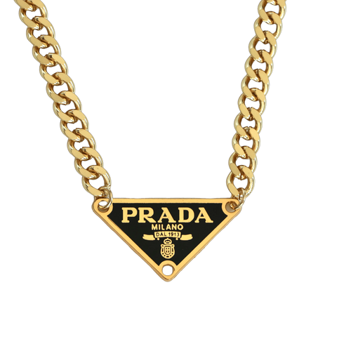 Reluxe Vintage Milano Noir Gold Necklace