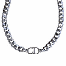 Load image into Gallery viewer, Reluxe Vintage Silver CD Choker
