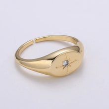 Load image into Gallery viewer, Reluxe Vintage Star Ring Gold
