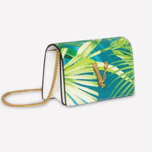 Load image into Gallery viewer, Reluxe Vintage Versace Mini Virtus Jungle Print Chain Clutch
